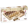 3 en 1: ajedrez, damas y backgammon