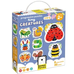 8 puzzles de insectos de 4 piezas