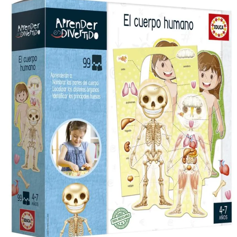 Aprender es divertido: El Cuerpo Humano 99 piezas