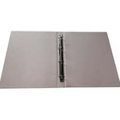 Archivador folio 4 anillas color rosa pastel tapa plástico