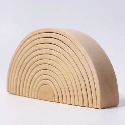 Arco iris madera apilable color natural 12 piezas