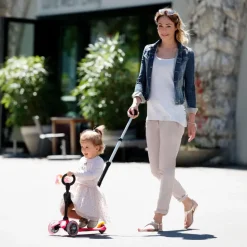 Barra de empuje y reposapiés