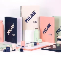 Bloc A4 80 hojas cuadro 5x5mm rosa serie 1918