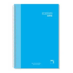 Bloc A4 cuadro 5mm. 120 hojas microperforado colores surtidos Premium extra