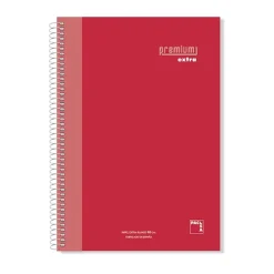 Bloc A4 cuadro 5mm. 120 hojas microperforado colores surtidos Premium extra