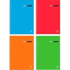 Bloc A4 cuadro 5mm. 160 hojas microperforado Superblock