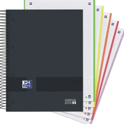 Bloc A4 cuadro 5mm. 120 hojas tapa extradura Oxford