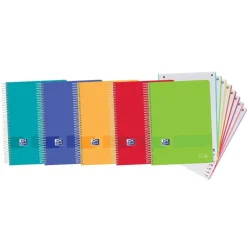 Bloc A4 cuadro 5mm. 160 hojas tapa plástico