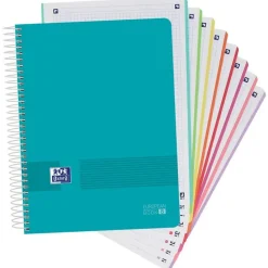 Bloc A4 cuadro 5mm. 160 hojas tapa plástico