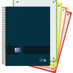 Bloc A5 cuadro 5mm. 120 hojas tapa extradura Oxford