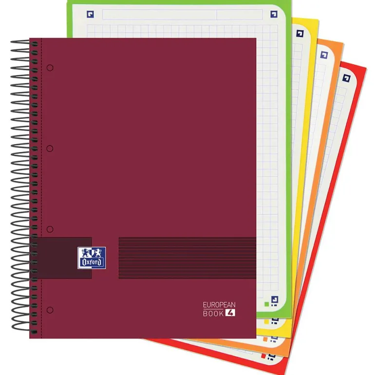 Bloc A5 cuadro 5mm. 120 hojas tapa extradura Oxford