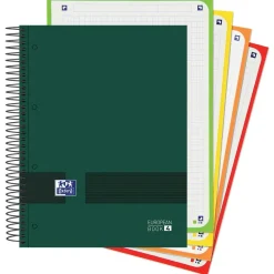 Bloc A5 cuadro 5mm. 120 hojas tapa extradura Oxford