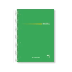 Bloc A5 cuadro 5mm. 120 hojas tapa dura colores surtidos Premium