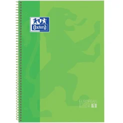 Bloc A4 verde manzana cuadro 5mm. 80 hojas Europeanbook