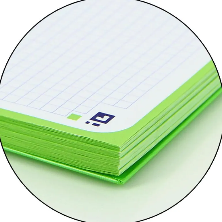 Bloc A4 verde manzana cuadro 5mm. 80 hojas Europeanbook