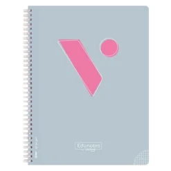 Bloc Edunotes A4 80 hojas cuadrícula 4x4 gris