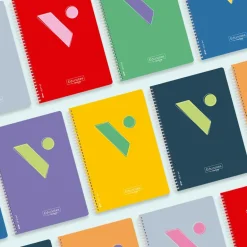 Bloc Edunotes A4 80 hojas cuadrícula 4x4 gris