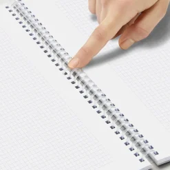 Bloc Edunotes A4 80 hojas cuadrícula 4x4 negro