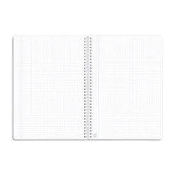 Bloc Edunotes A4 80 hojas cuadrícula 4x4 rojo