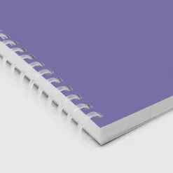 Bloc Edunotes A4 80 hojas cuadro 4x4mm lila