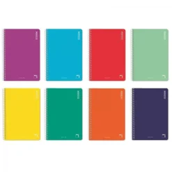 Bloc folio 80 hojas espiral tapa blanda