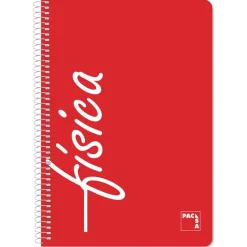 Bloc folio cuadro 4mm. 80 hojas Física Plastipac