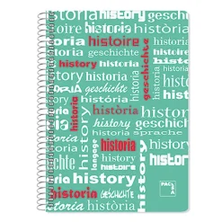 Bloc folio cuadro 4mm. 80 hojas Historia Plastipac