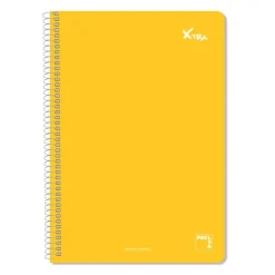 Bloc folio raya horizontal. 80 hojas tapa dura Xtra colores surtidos