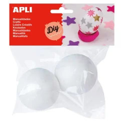 Bolas de pórex 6cm 2 unidades Apli