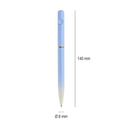 Bolígrafo degradado lila tinta azul