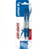 Bolígrafo Super Grip tinta azul 2 unidades