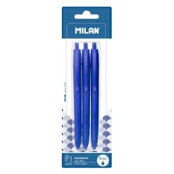 Bolígrafo tinta azul 3 unidades P1 Touch