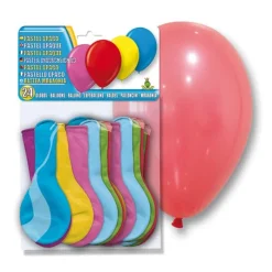Bolsa de 24 globos surtidos de colores