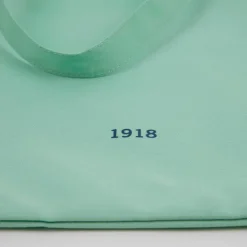 Bolsa de tela tote bag color verde serie 1918
