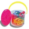 Bote con moldes para plastilina 24 unidades Jovi