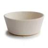 Bowl de silicona con ventosa Mushie blanco hueso