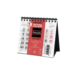 Calendario sobremesa 2026 números grandes XXS