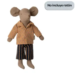 Camisa y pantalón rayas para ratoncito 15cm Maileg