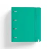 Carpebloc A4 4 anillas 35mm. PP foam con recambio de 100 hojas color verde