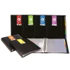 Carpeta A4 PP 40 fundas extraíbles color negro opaco In and Out