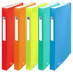 Carpeta clasificadora tipo acordeón A4 PP colores surtidos