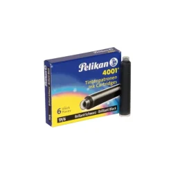 Cartuchos de tinta negra para pluma 6 unidades Pelikan