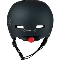 Casco Micro negro talla M luz Led