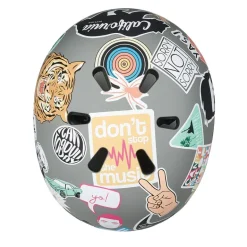 Casco Micro sticker talla M con Led trasera