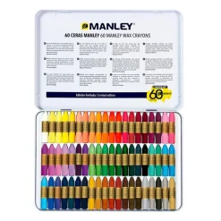 Cera Manley 60 colores caja metal Edición Limitada