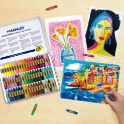 Cera Manley 60 colores caja metal Edición Limitada