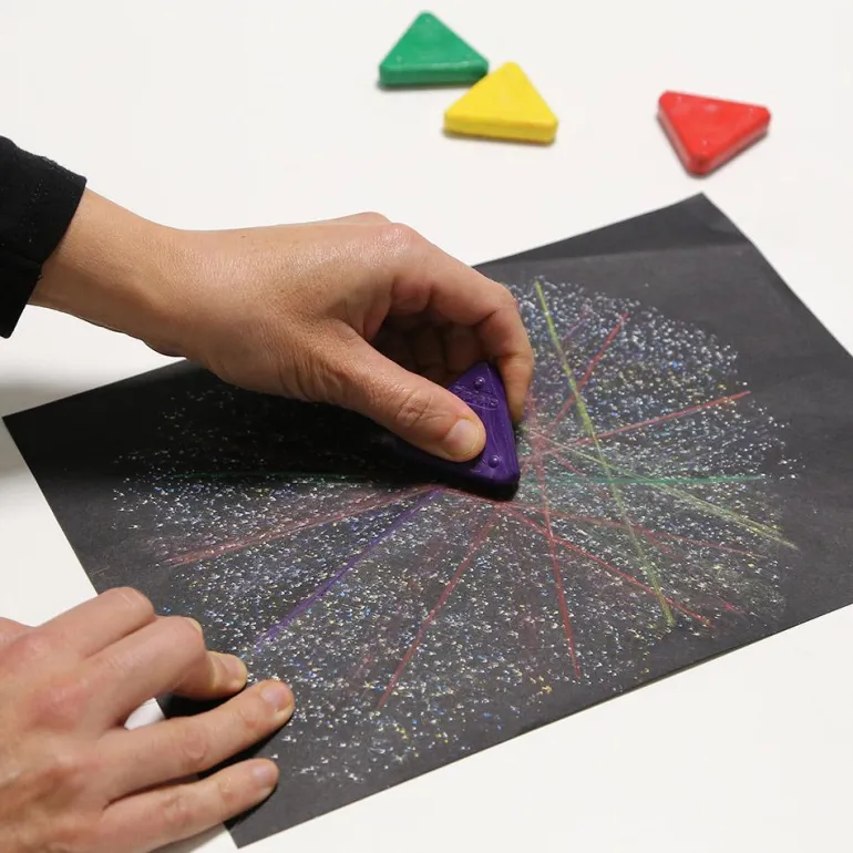 Cera triangular 12 colores Primo