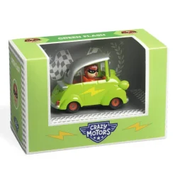 Coche metal Green Flash Crazy Motors escala 1:43