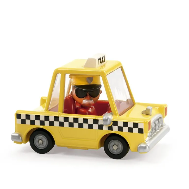Coche metal Taxi Joe Crazy Motors escala 1:43