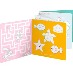 Colorea y aprende con sirenas, cuadernos para colorear extra largos